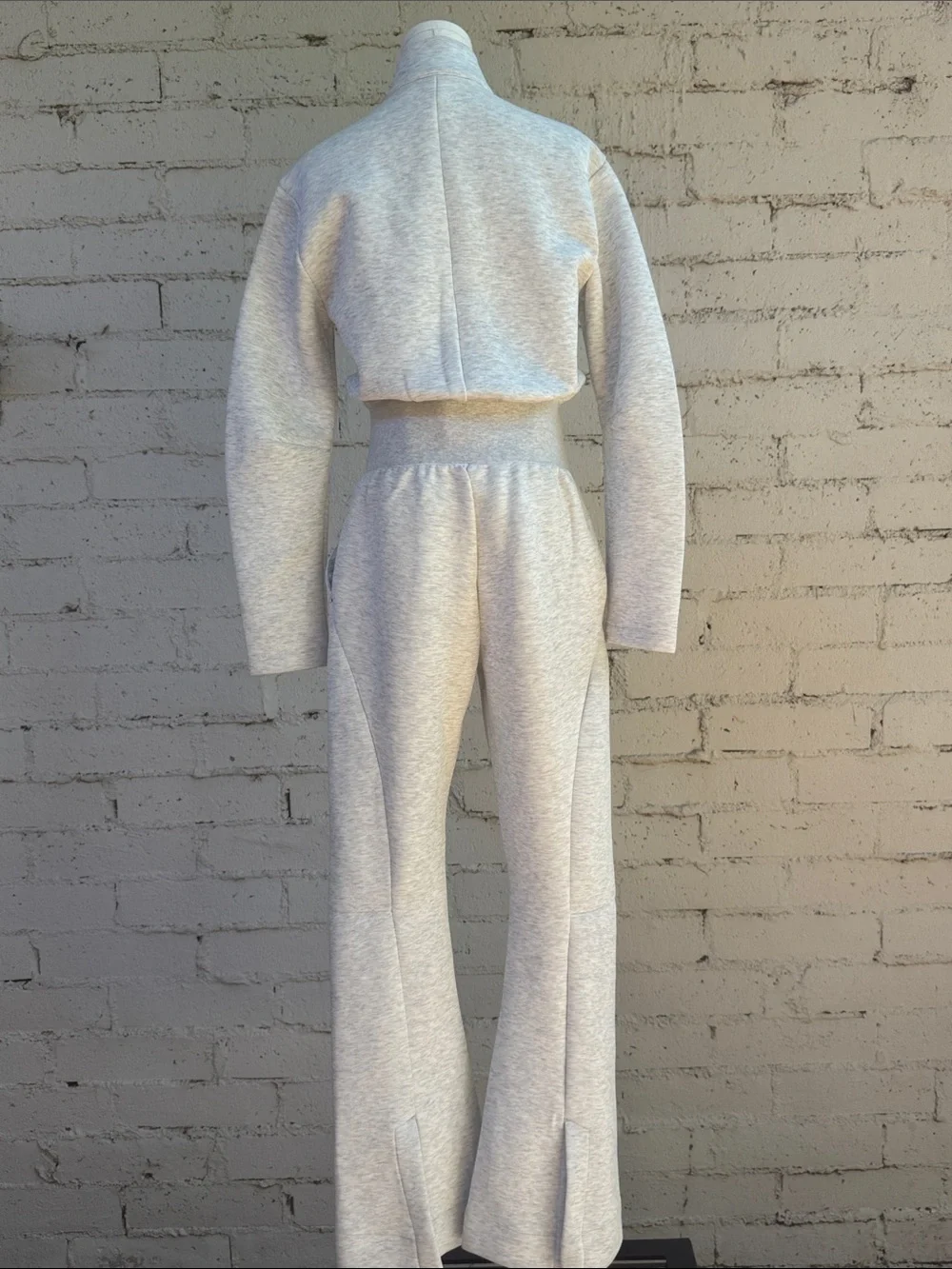 Nike Sportswear Tech Fleece Jumpsuit Light Grey Heather Black Size S